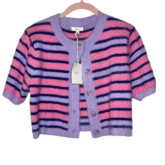 NWT Beivy  fussy top pink/purple  size M SUPER CUTE SUPER SOFT - Picture 2 of 6